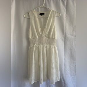 White Floral Burnout Skater Mini Dress
Lulus, small